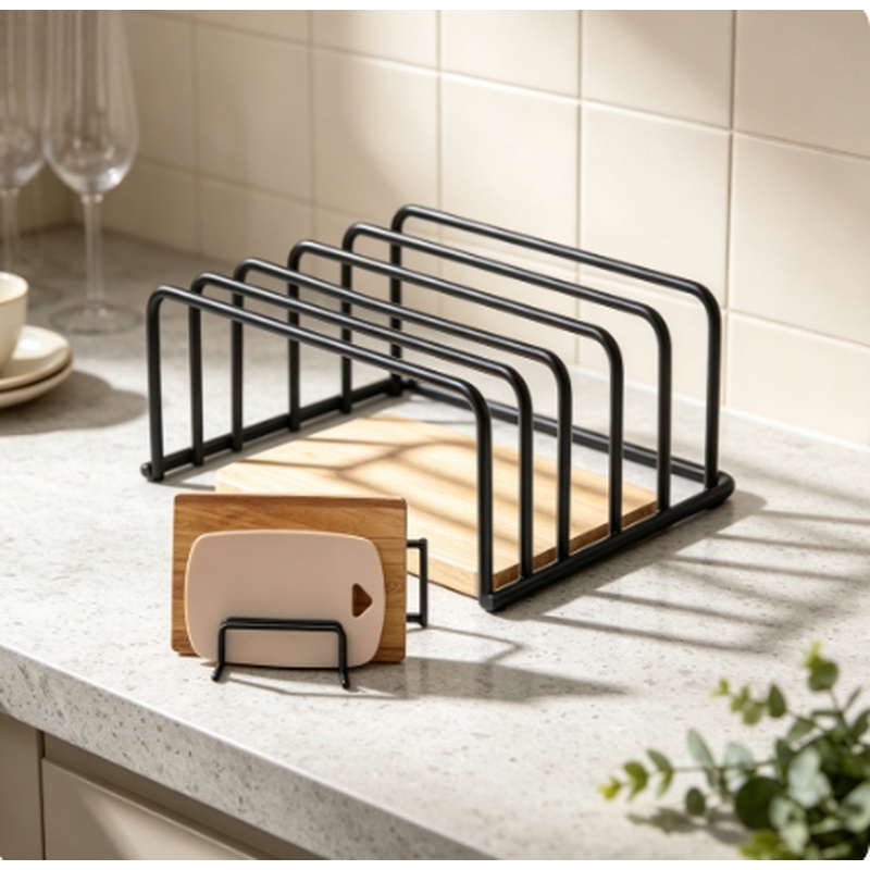 Kitchen Cabinet Baking Organizer - ชั้นวางของในครัวสำหรับเก็บเขียง อุปกรณ์จัดระเบียบตู้เก็บของ อุปกรณ์ทำขนม อุปกรณ์ครัว