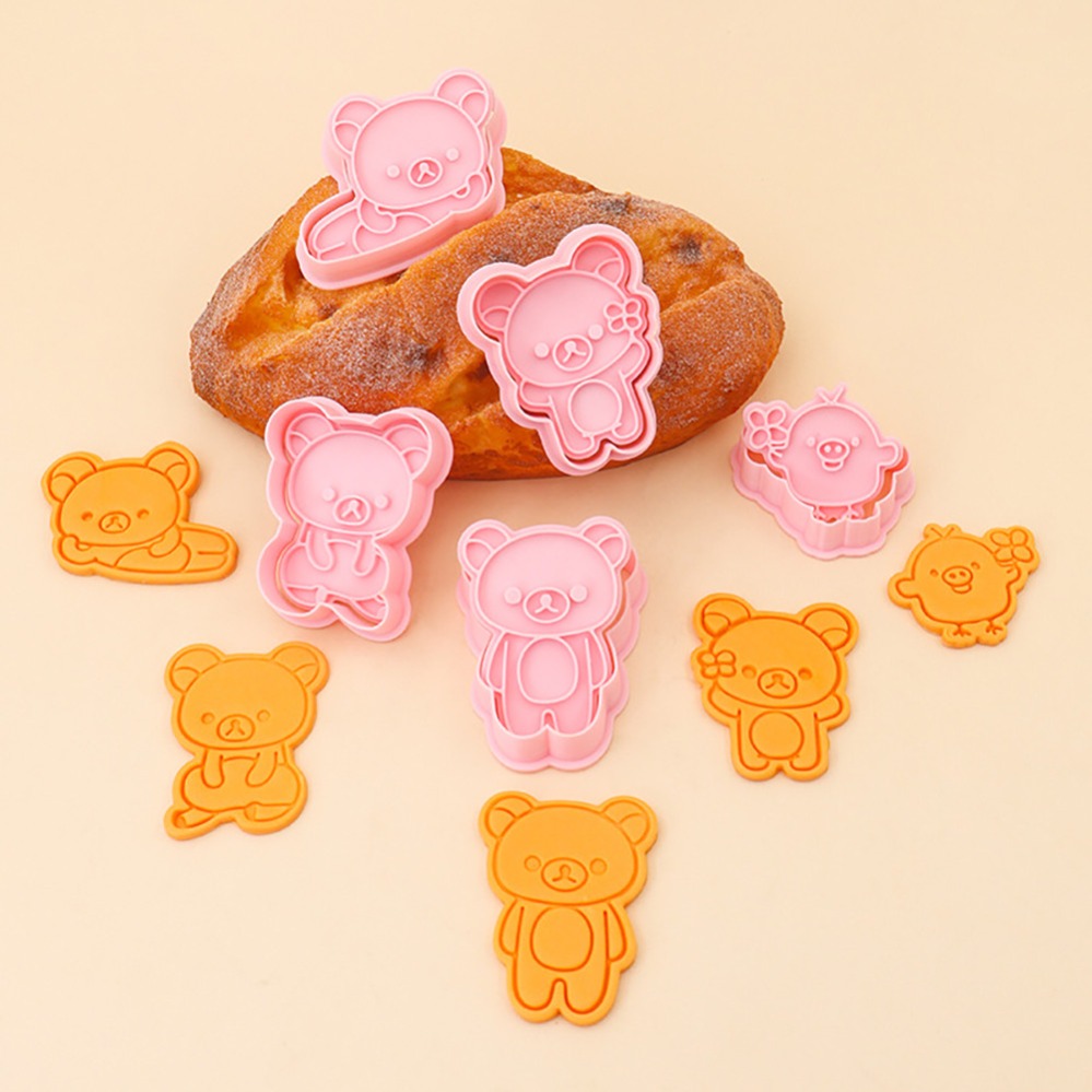 Kitchen Baking Products - เครื่องตัดคุกกี้ แม่พิมพ์ขนมรูปหมีการ์ตูน อุปกรณ์ทำขนม อุปกรณ์อบขนม
