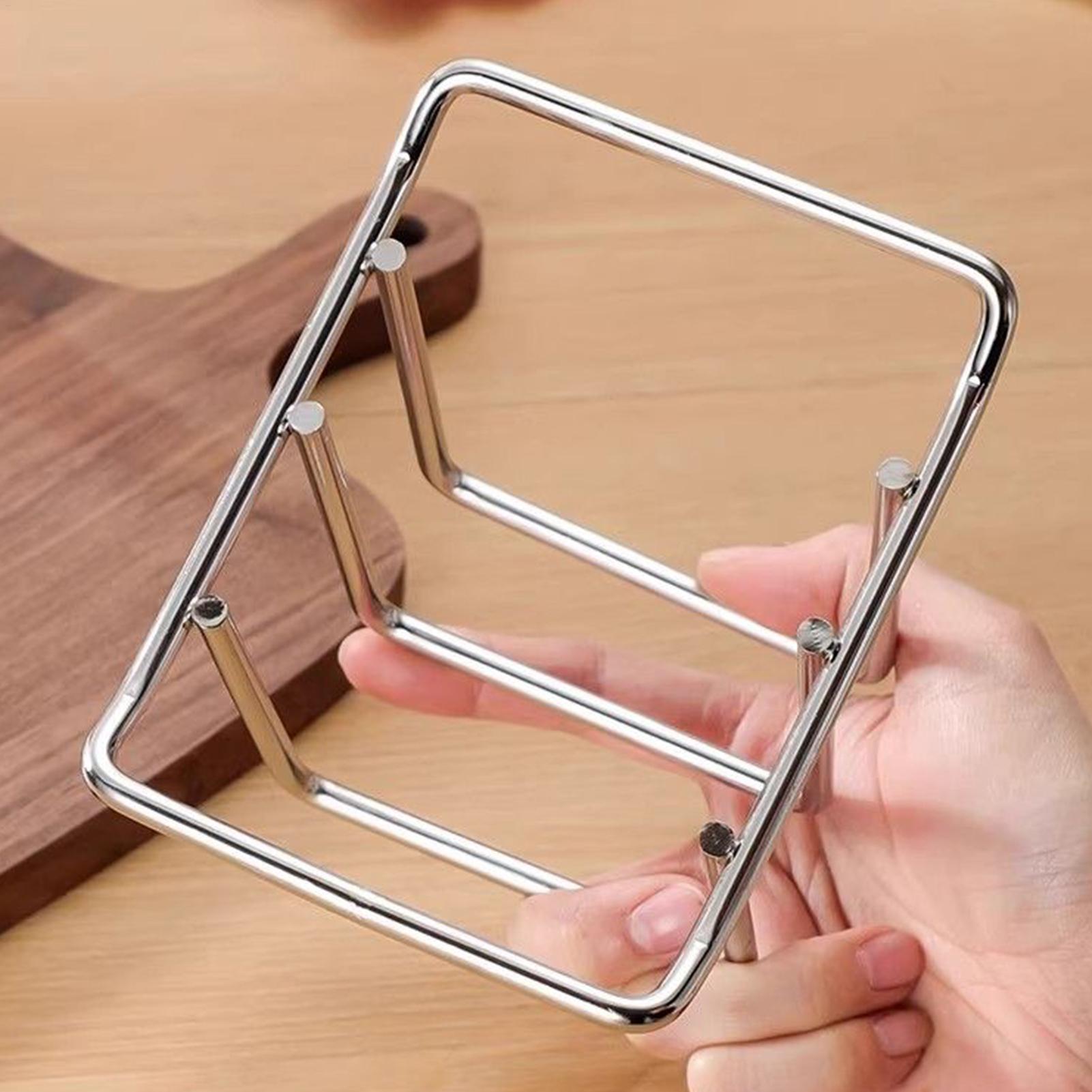 ที่วางเขียงสแตนเลส ชั้นวางถาดอ - Kitchen Cabinet Baking Organizer บทวิจารณ์และราคา
