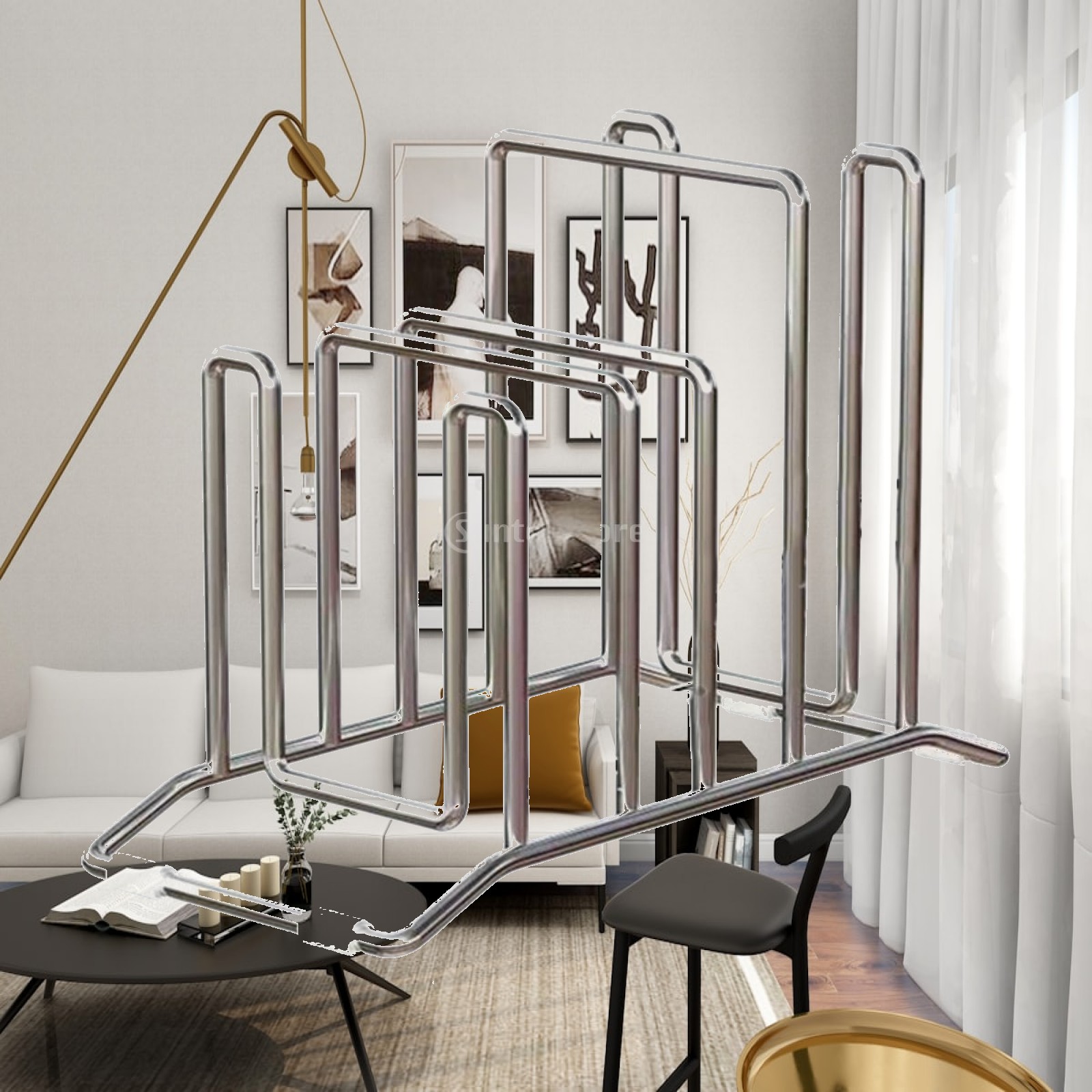 ที่วางฝาหม้อและกระทะ ชั้นวางสแ - Kitchen Cabinet Baking Organizer บทวิจารณ์และราคา
