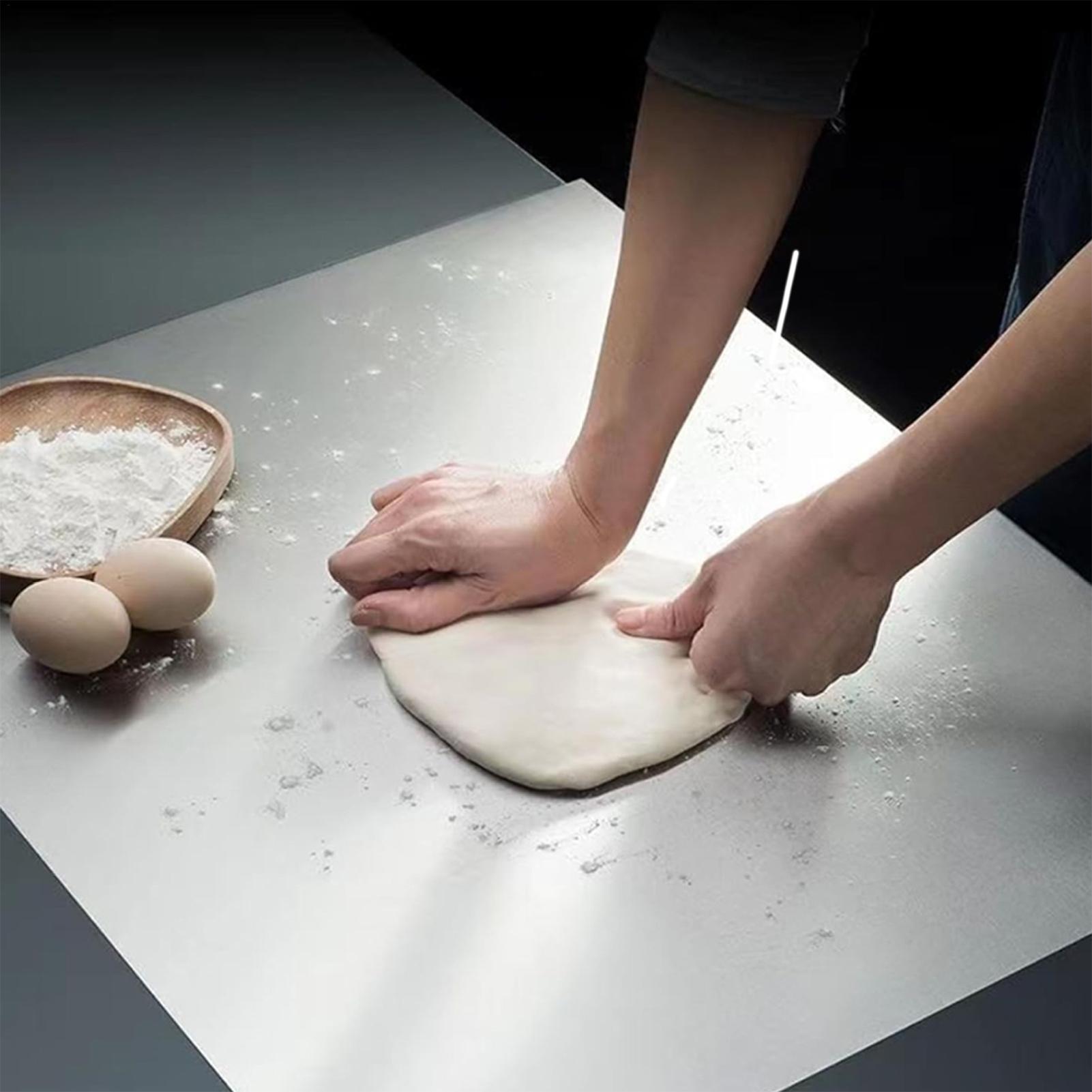 เขียงสแตนเลสแบบไม่ติดกระทะสองด - Kitchen Tools In Baking บทวิจารณ์และราคา