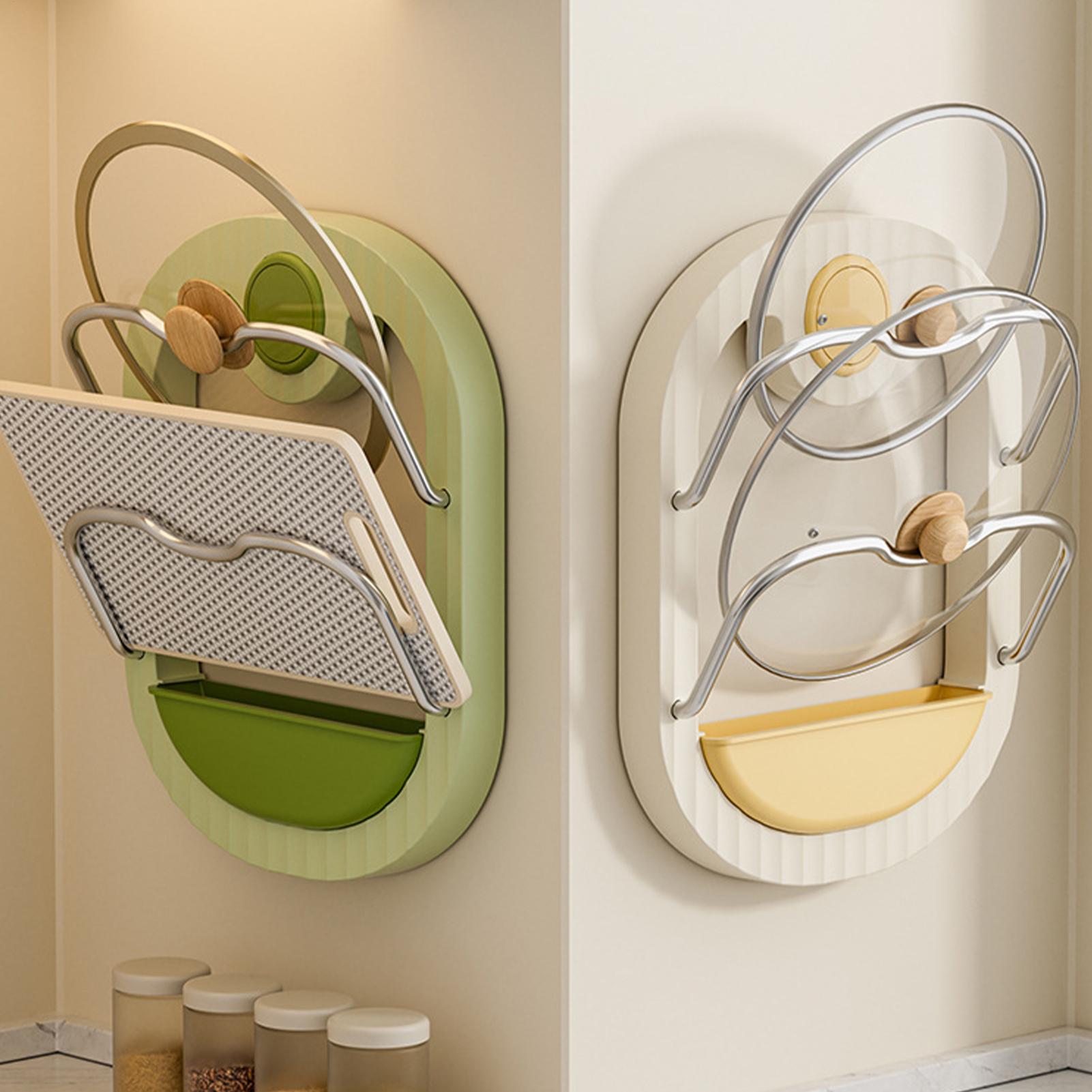 ที่วางฝาหม้อ 2 ชั้น แบบติดผนัง - Kitchen Cabinet Baking Organizer บทวิจารณ์และราคา