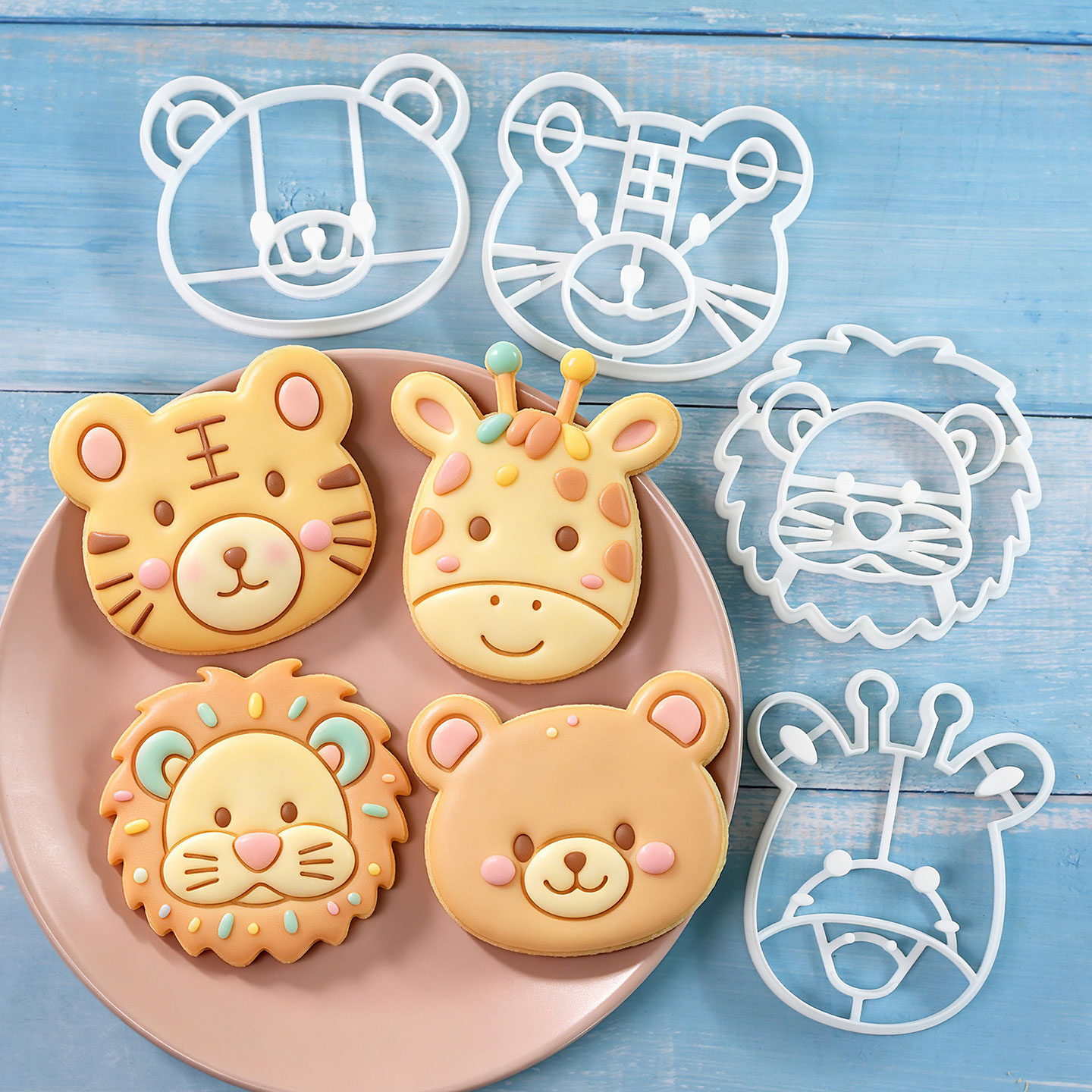 ชุดตัวตัดคุกกี้รูปสัตว์ 4 ชิ้น - Kitchen Baking Products บทวิจารณ์และราคา
