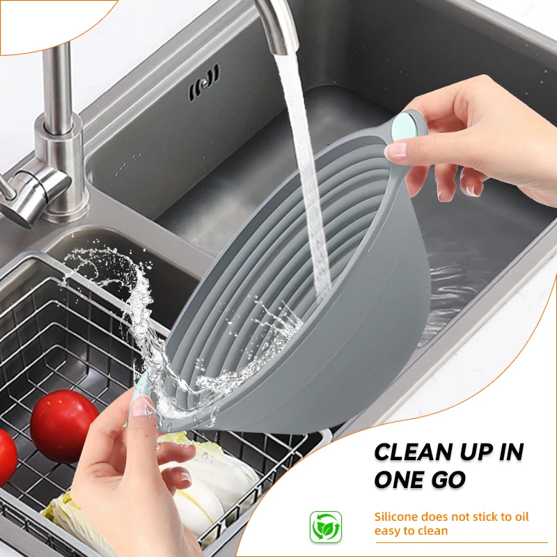 ตะกร้าซิลิโคนพับได้ 1 ชิ้น สำห - Kitchen Tools In Baking บทวิจารณ์และราคา