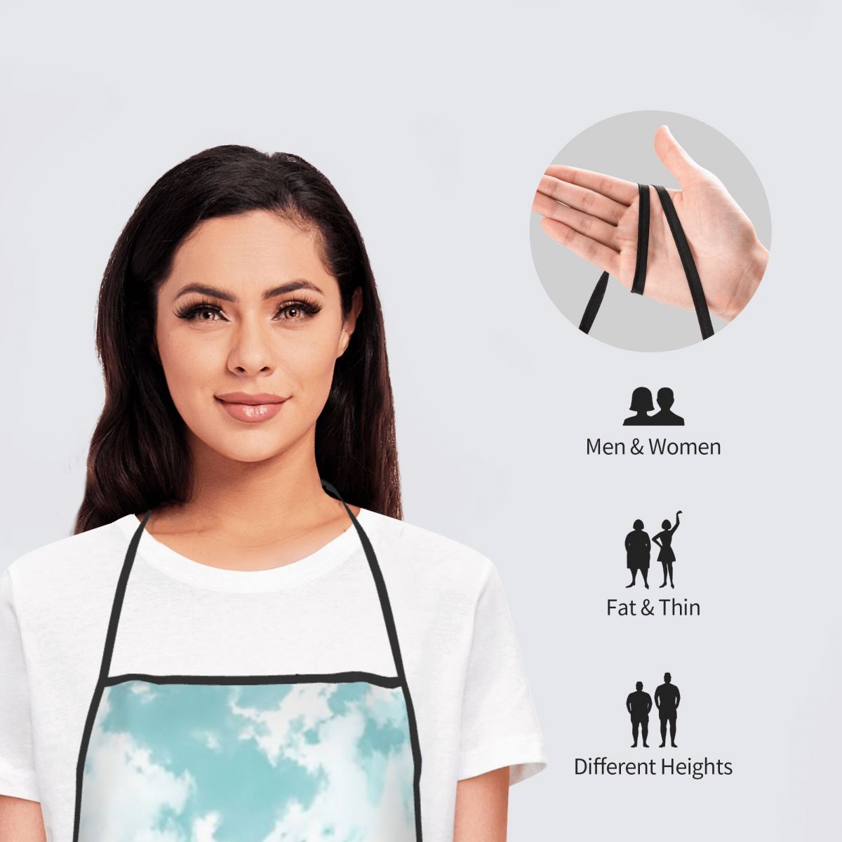 ผ้ากันเปื้อนลายท้องฟ้าอ่อน สำห - Kitchen Baking Background บทวิจารณ์และราคา