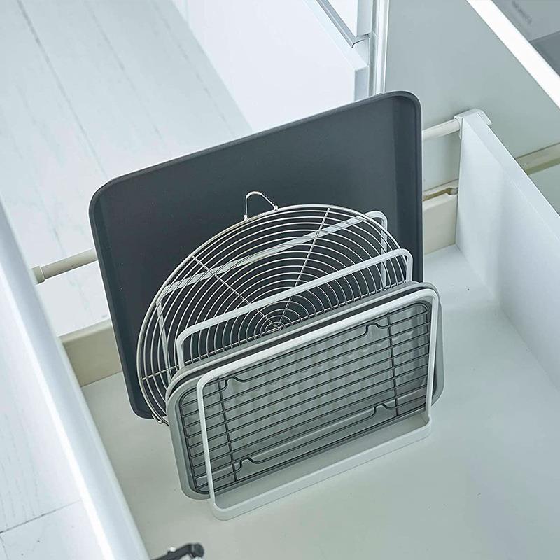 ชั้นวางของในครัวสไตล์ญี่ปุ่นอเ - Kitchen Cabinet Baking Organizer บทวิจารณ์และราคา