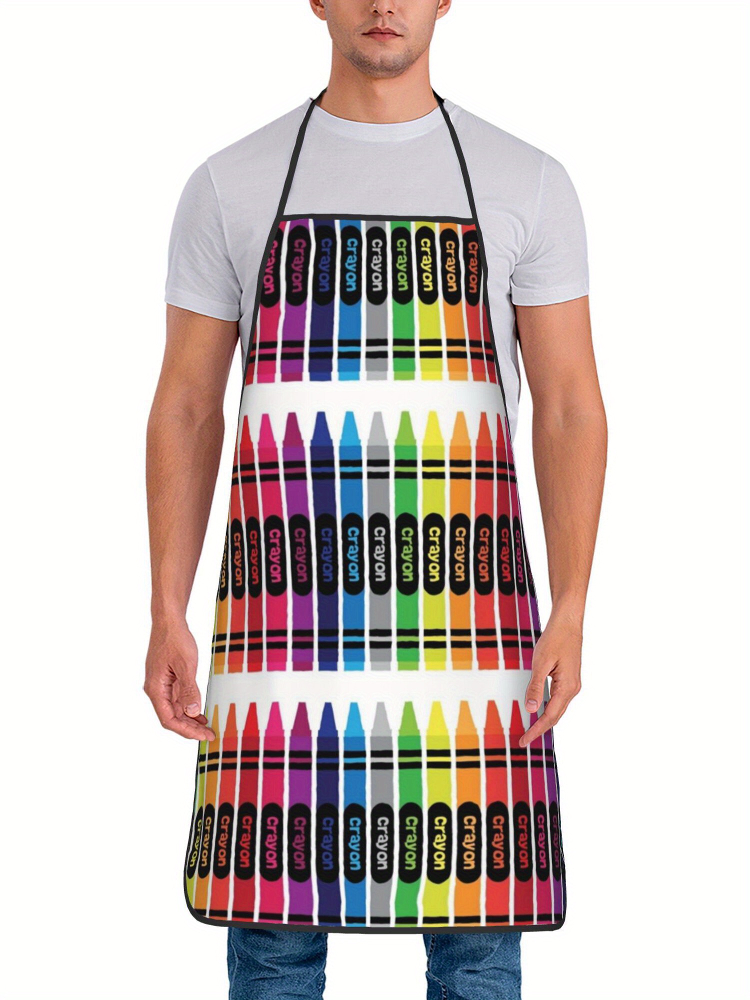 ผ้ากันเปื้อนพิมพ์ลายสีรุ้งพื้น - Kitchen Baking Background บทวิจารณ์และราคา