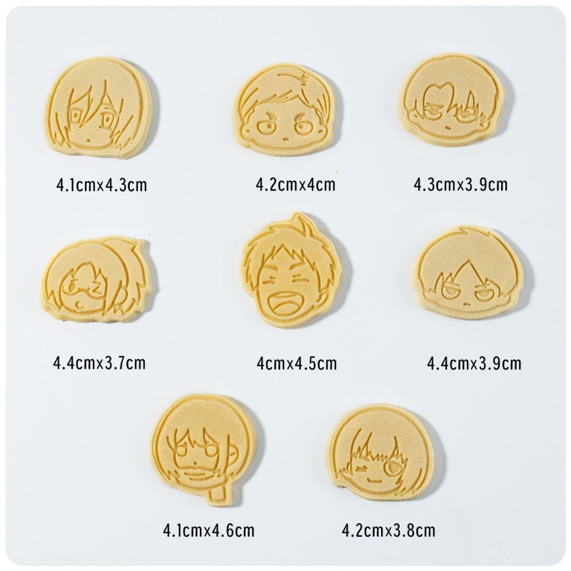 ชุดตัดคุกกี้ลาย Attack on Tita - Kitchen Baking Cookies บทวิจารณ์และราคา
